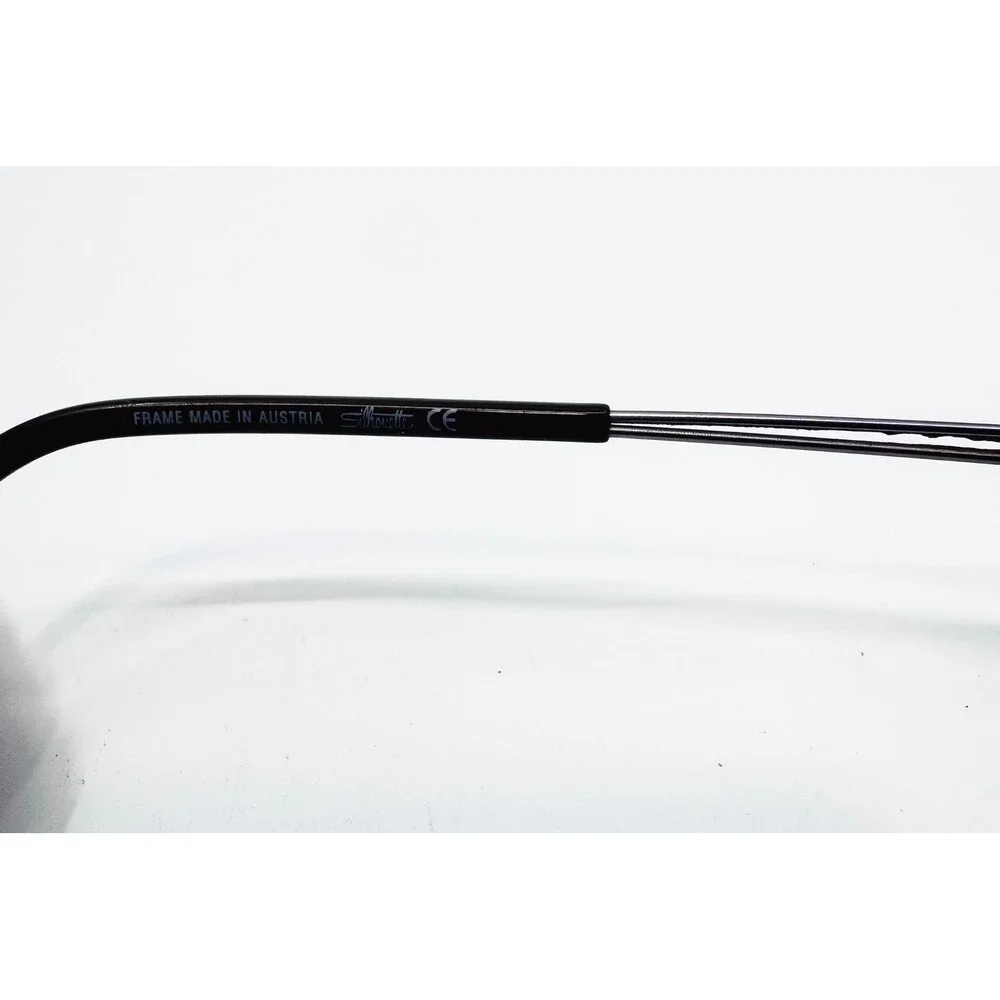 Silhouette Eyeglasses Unisex Brown Rimless Oval Frame 49-19-145 5227 6055 49mm
